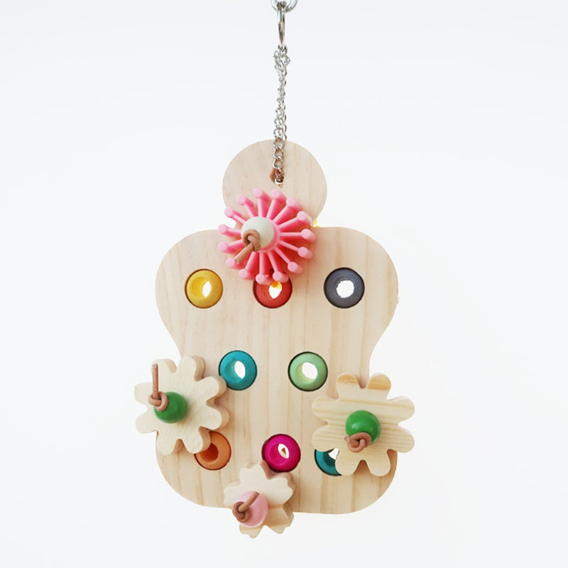 Interactive Wooden Puzzle For Birds