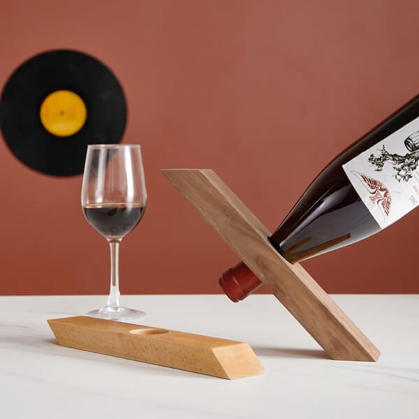 🔥Huge Sale🔥Magical Solid Wood Wine Bottle Holder