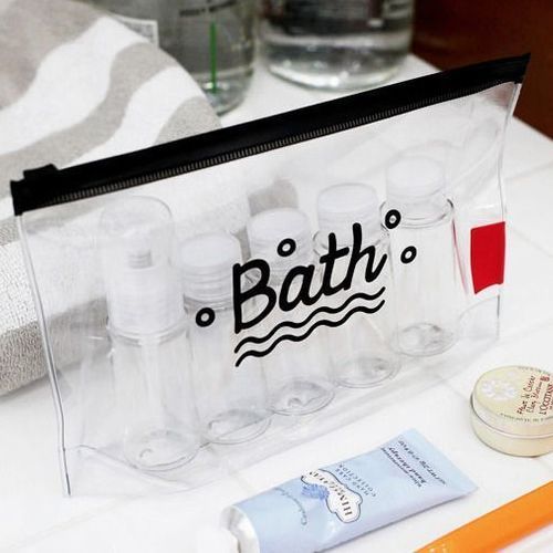 (Pack Of 2) Travel Cosmetic Storage Bag