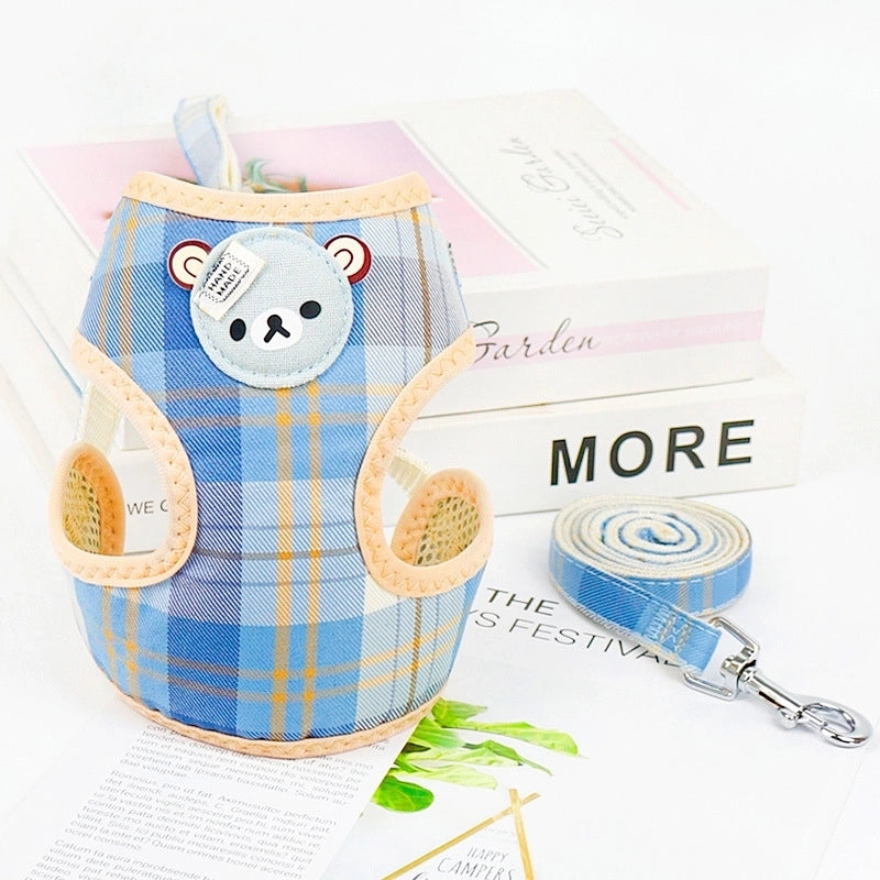 Minimalist Classic Style Nylon Letter Color Block Leash