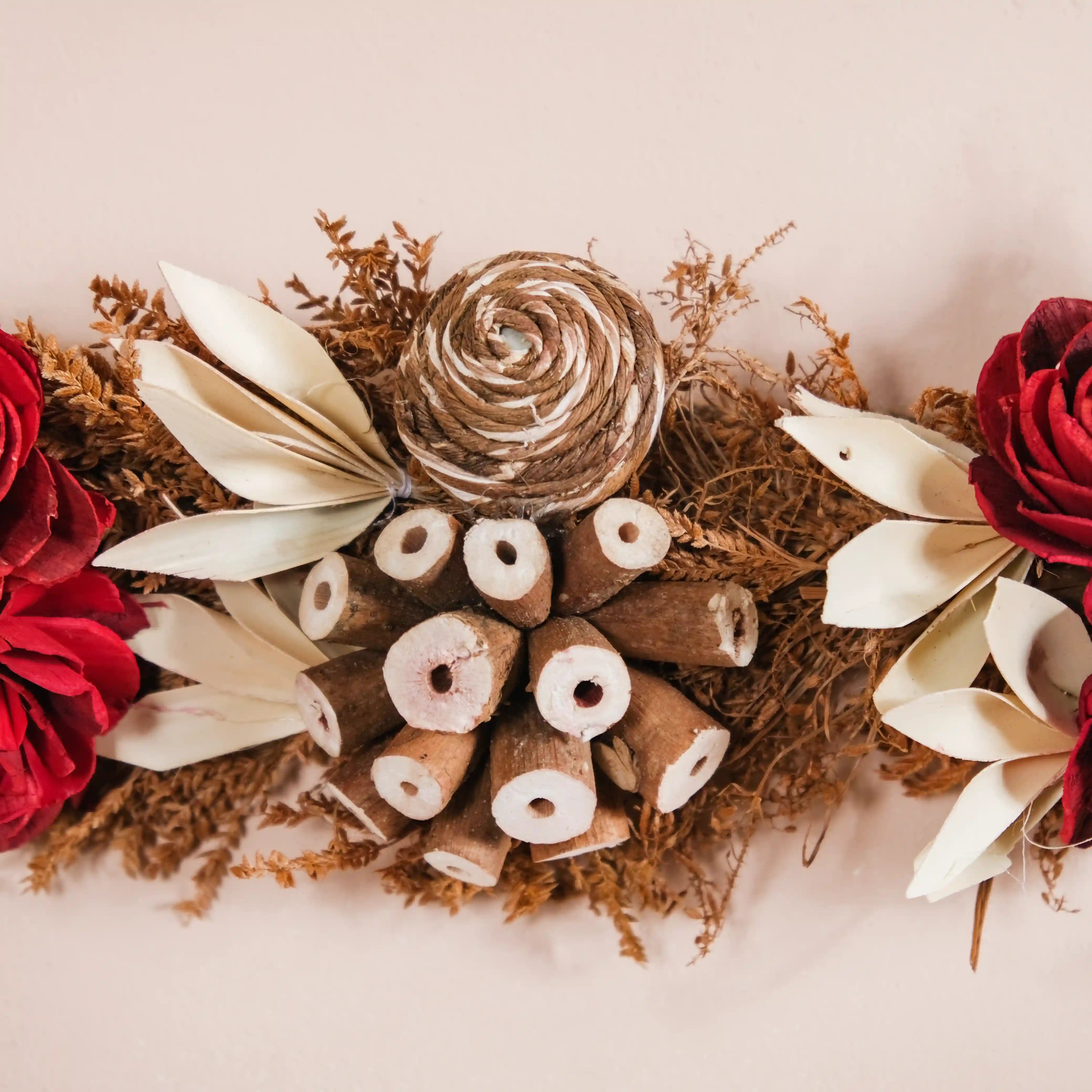 Natural Dried Flowers Door Hanging