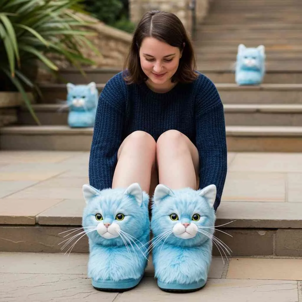 Fluffy Cat Boots for Women Who Love Comfort