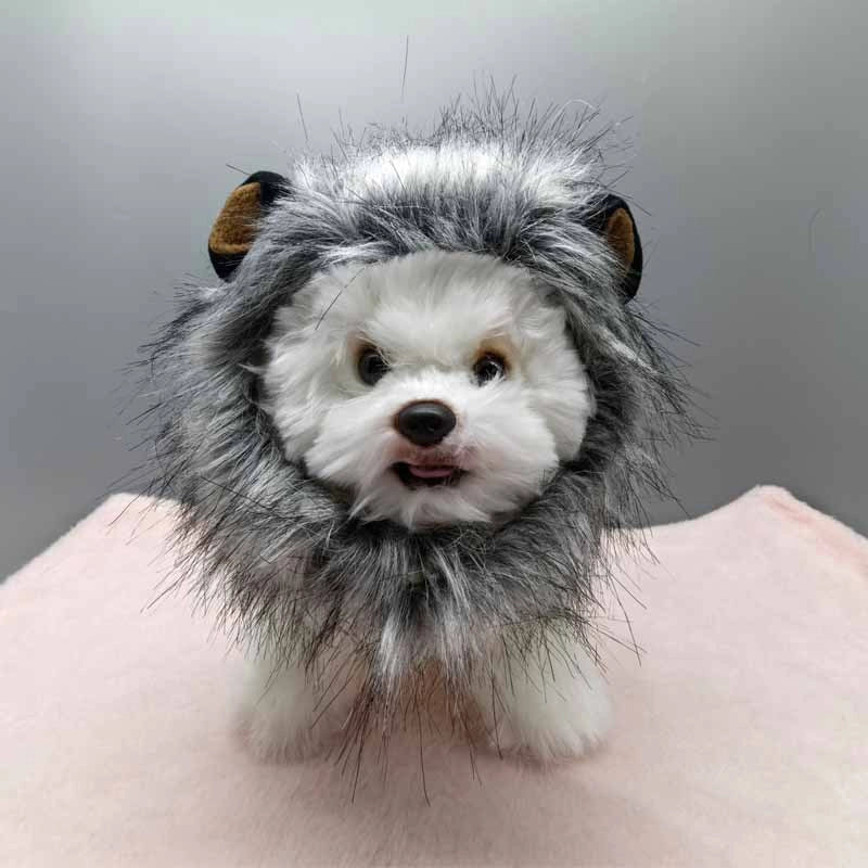 Online Celebrity Pet Cat Dog Lion Wig Headgear Rabbit Ears Funny Headdress Halloween Dress Up Transformation Hat