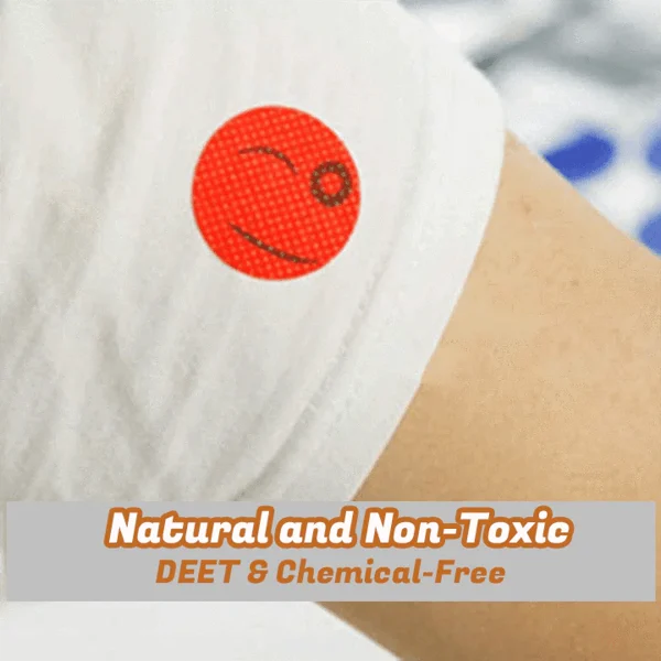 Natural mosquito repellent patch