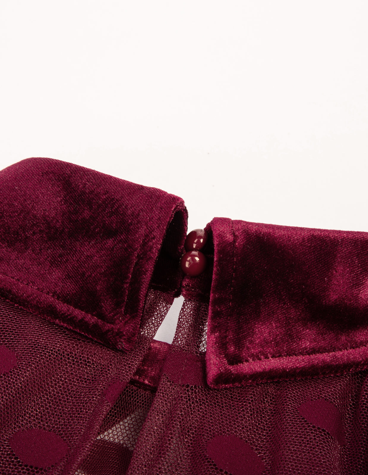 Vintage See-Through Mesh Patchwork Dress 1/2 Sleeve Lapel Bodycon Dress