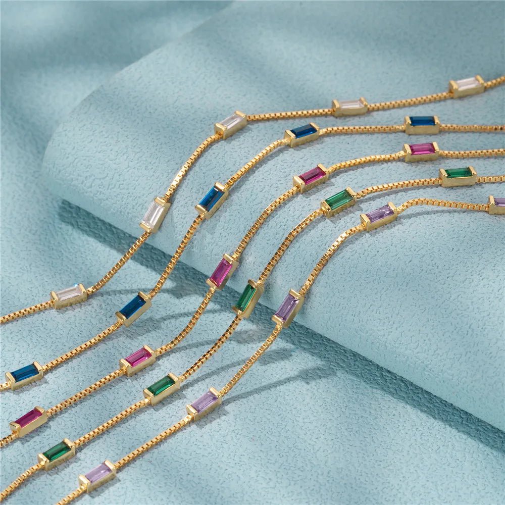 Dainty Aurora Chain Bracelets