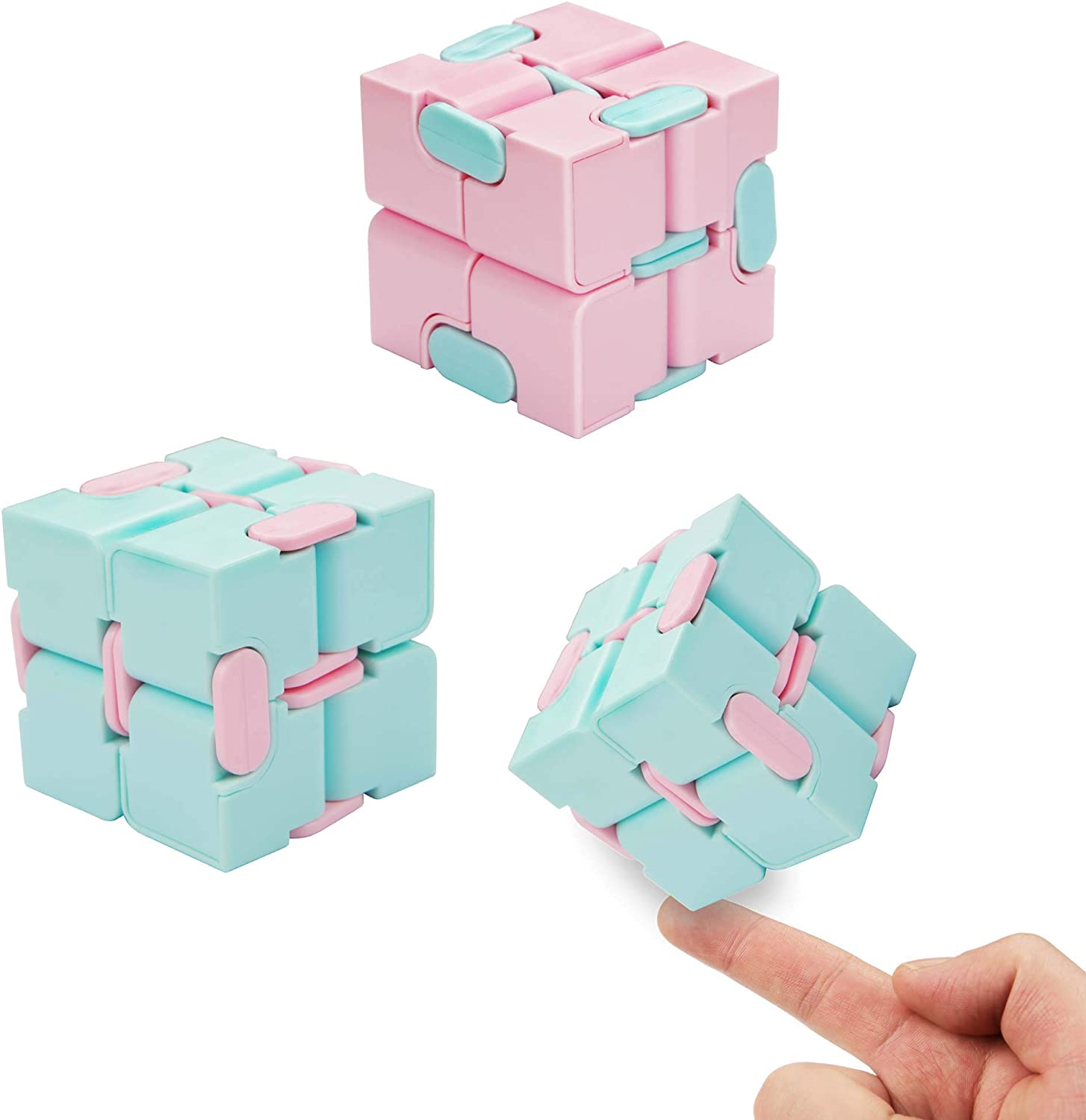 Infinity Cube Fidget Cube Toy. Anxiety Relief Fidget Finger Toys For Kids And Adults