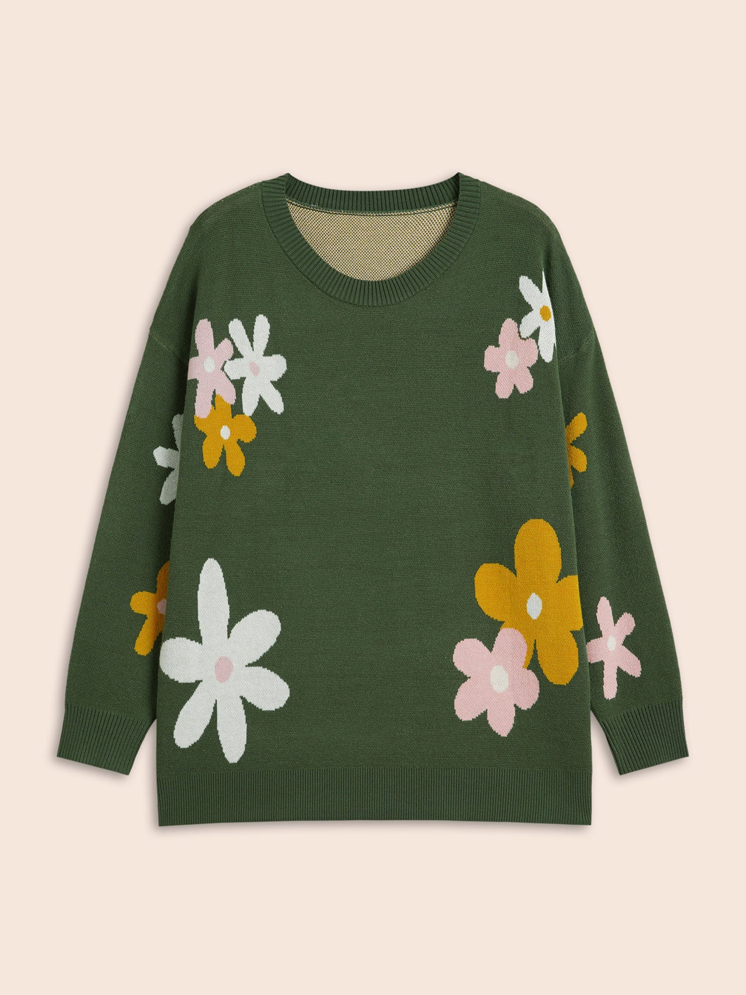 Supersoft Essentials Floral Crew Neck Pullover