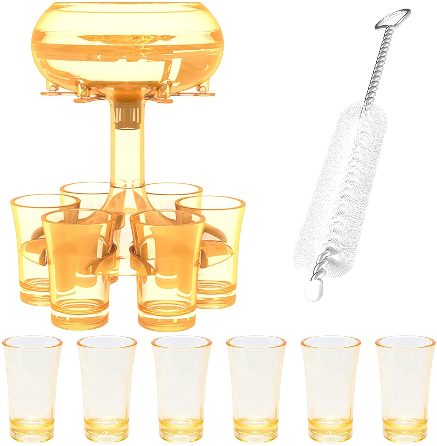 🌼🍷 6 Shot Glass Dispenser and Holder
