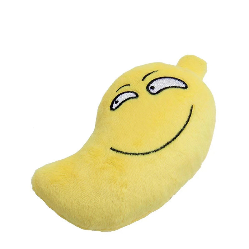 Pet Voice Plush Toy Banana Chicken Leg Venting Cat Dog Plush Voice Toy Pet Gift Pack Set Toy