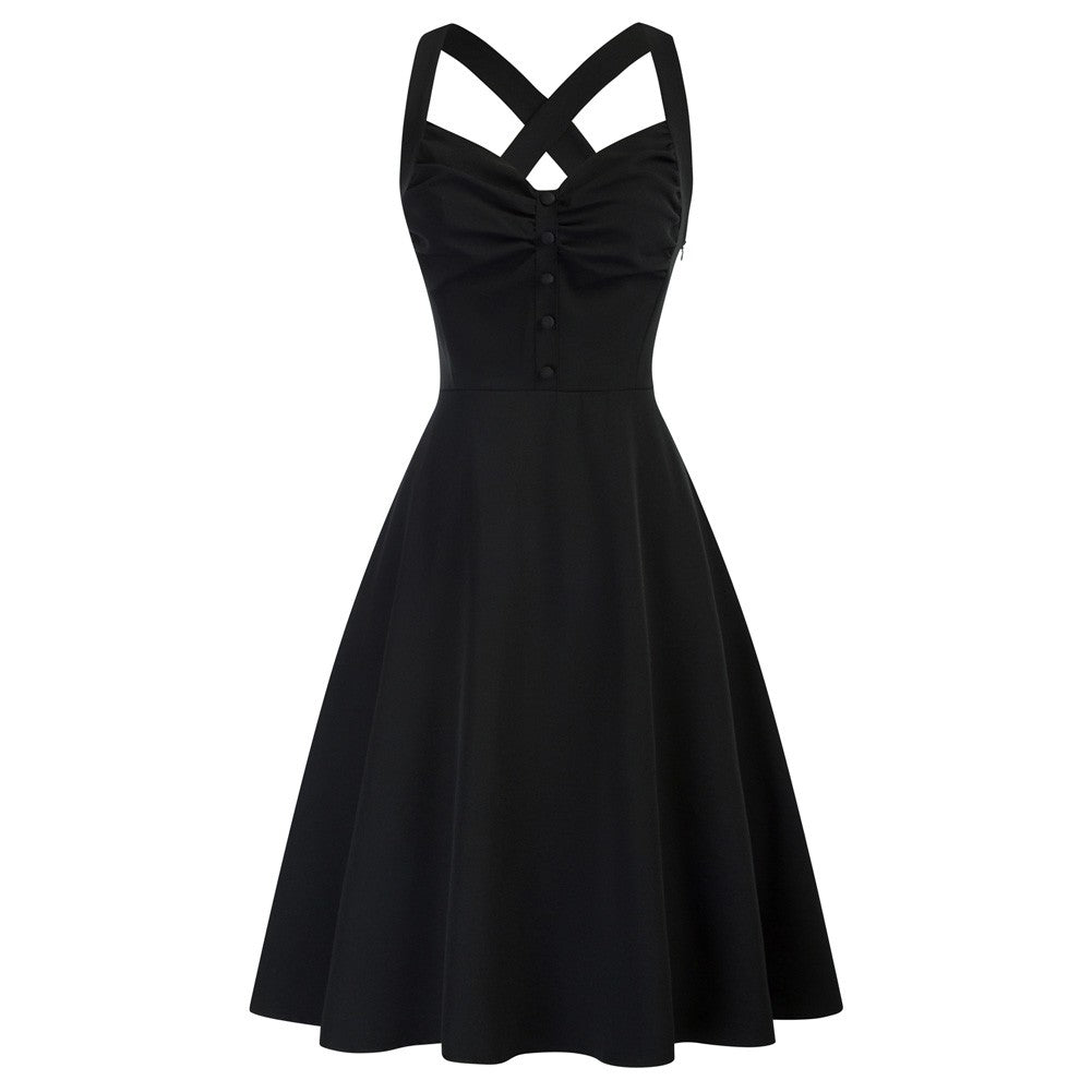 Halter Dresses for Wedding Guest Sweetheart Neck 1950s Vintage Dresses