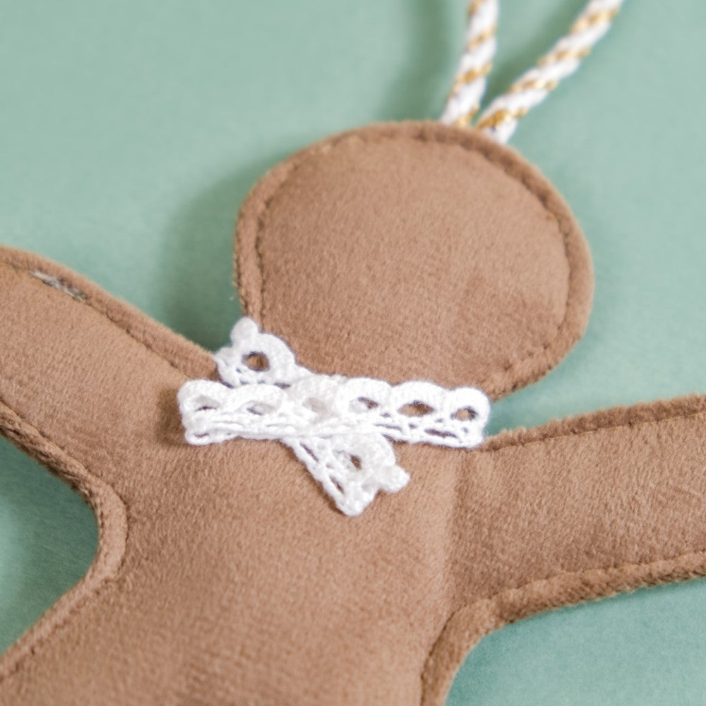Set Of 3 Gingerbread Man Wall Hanging
