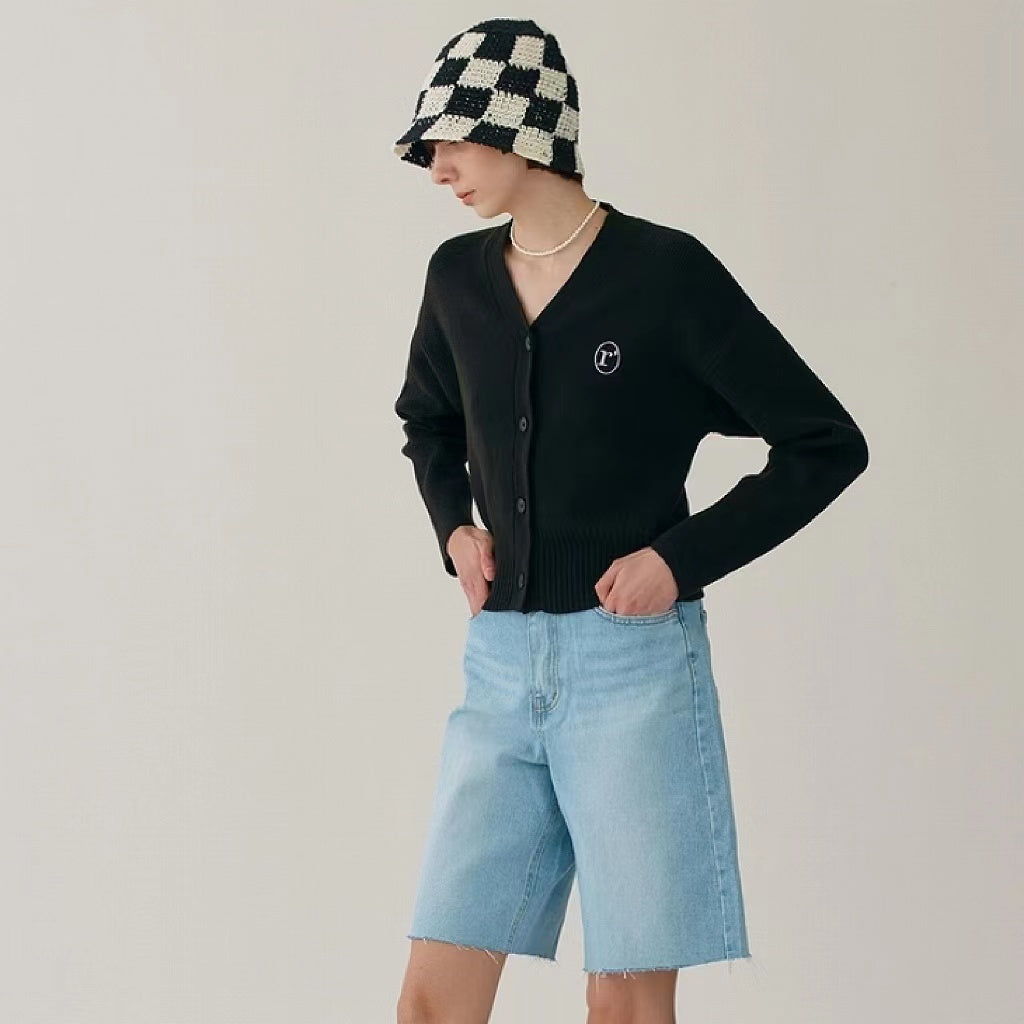 Checkered Crochet Bucket Hat