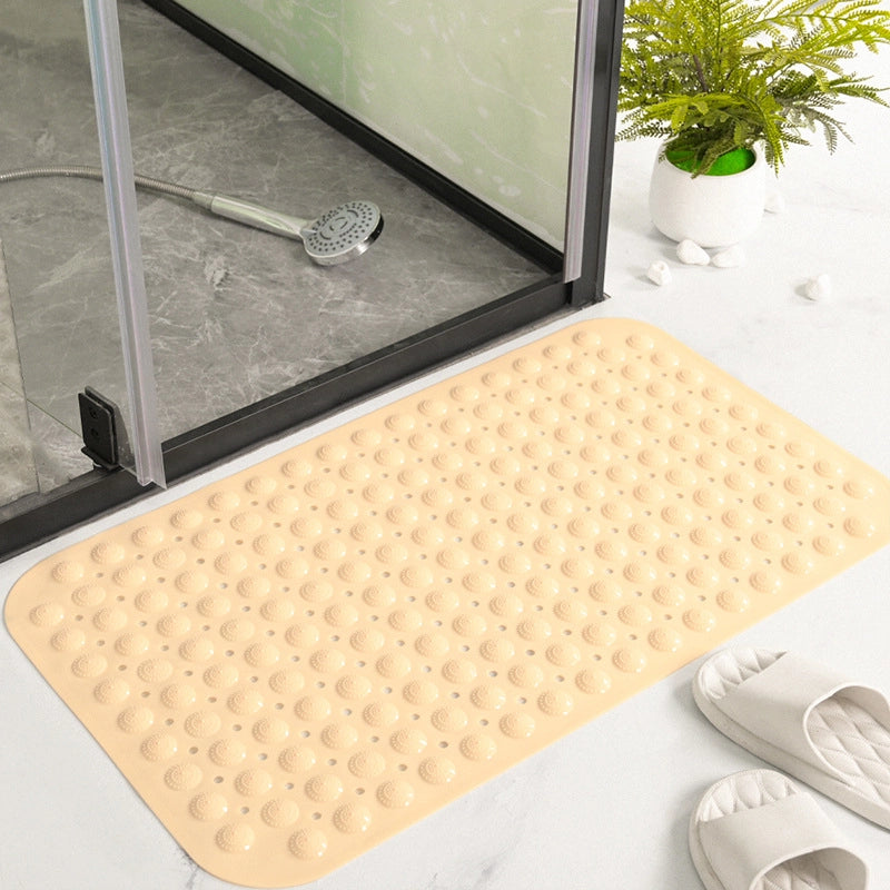 Modern Simple Solid Color Bathroom Non-slip Mat PVC Bathroom Household Anti-fall Floor Mat Shower Room Hydrophobic Floor Mat