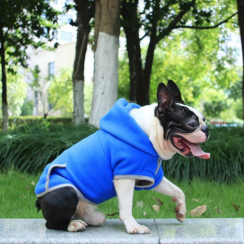 Polar Fleece Warm Dog Cat Hooded Jacket