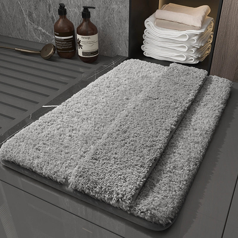 Casual Solid Color Polyester Fiber (polyester) Carpet Bathing