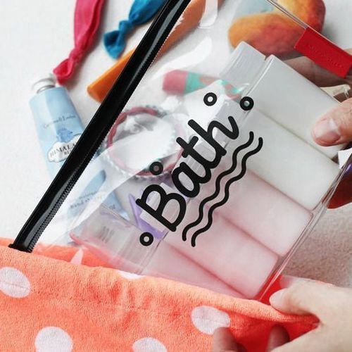(Pack Of 2) Travel Cosmetic Storage Bag