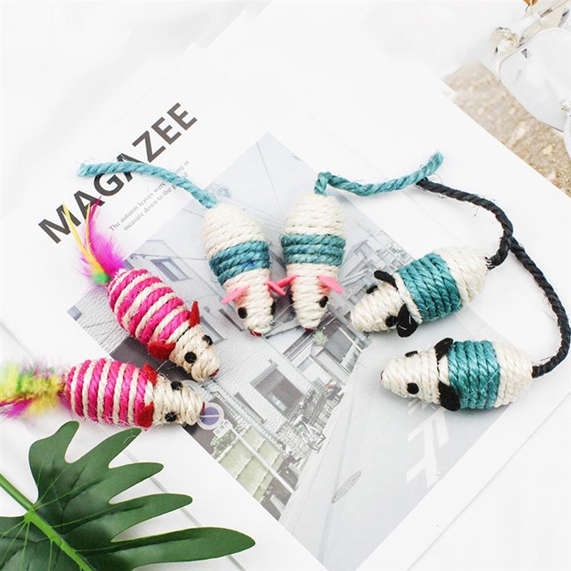 3 Piece Mice Toy Set for Cat