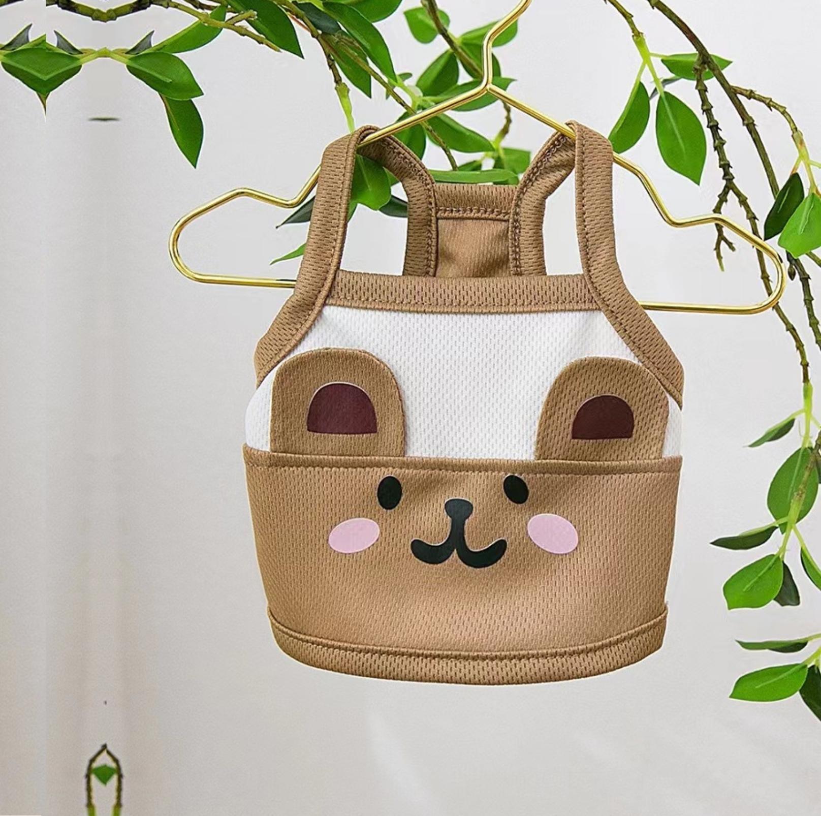 Cute Bear-Themed Pet Summer Vest