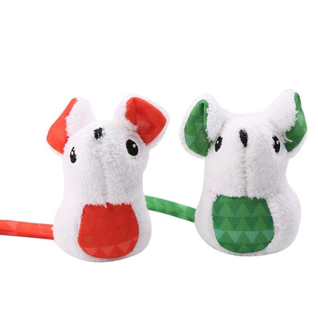 Mouse-Shaped Christmas Toys For Cats