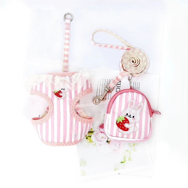 Minimalist Classic Style Nylon Letter Color Block Leash