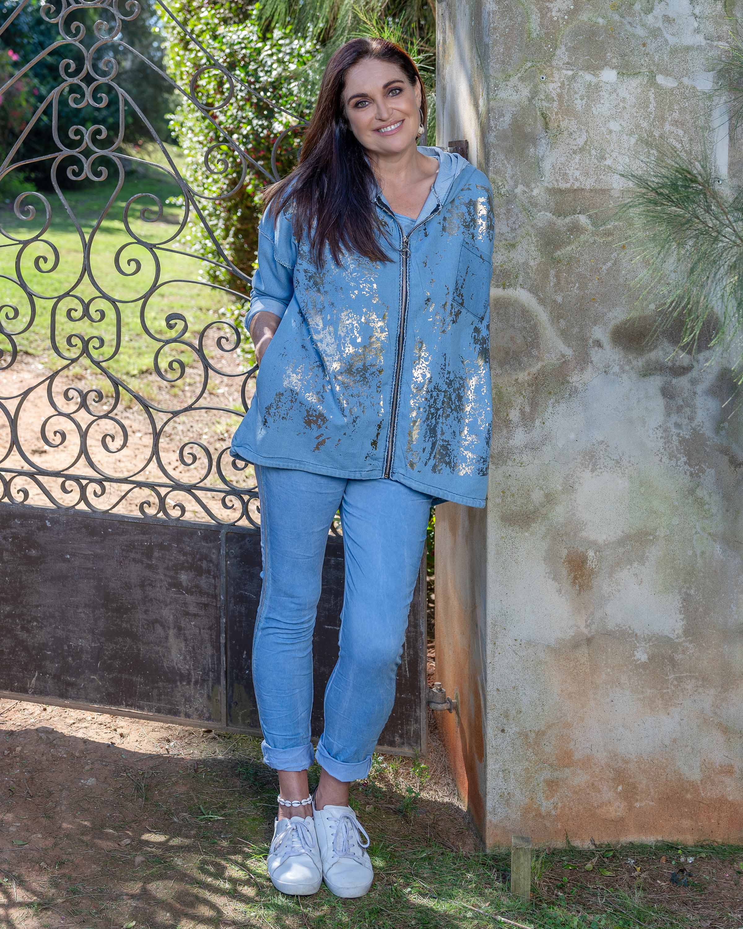 Skyline Denim Jacket | Light Blue