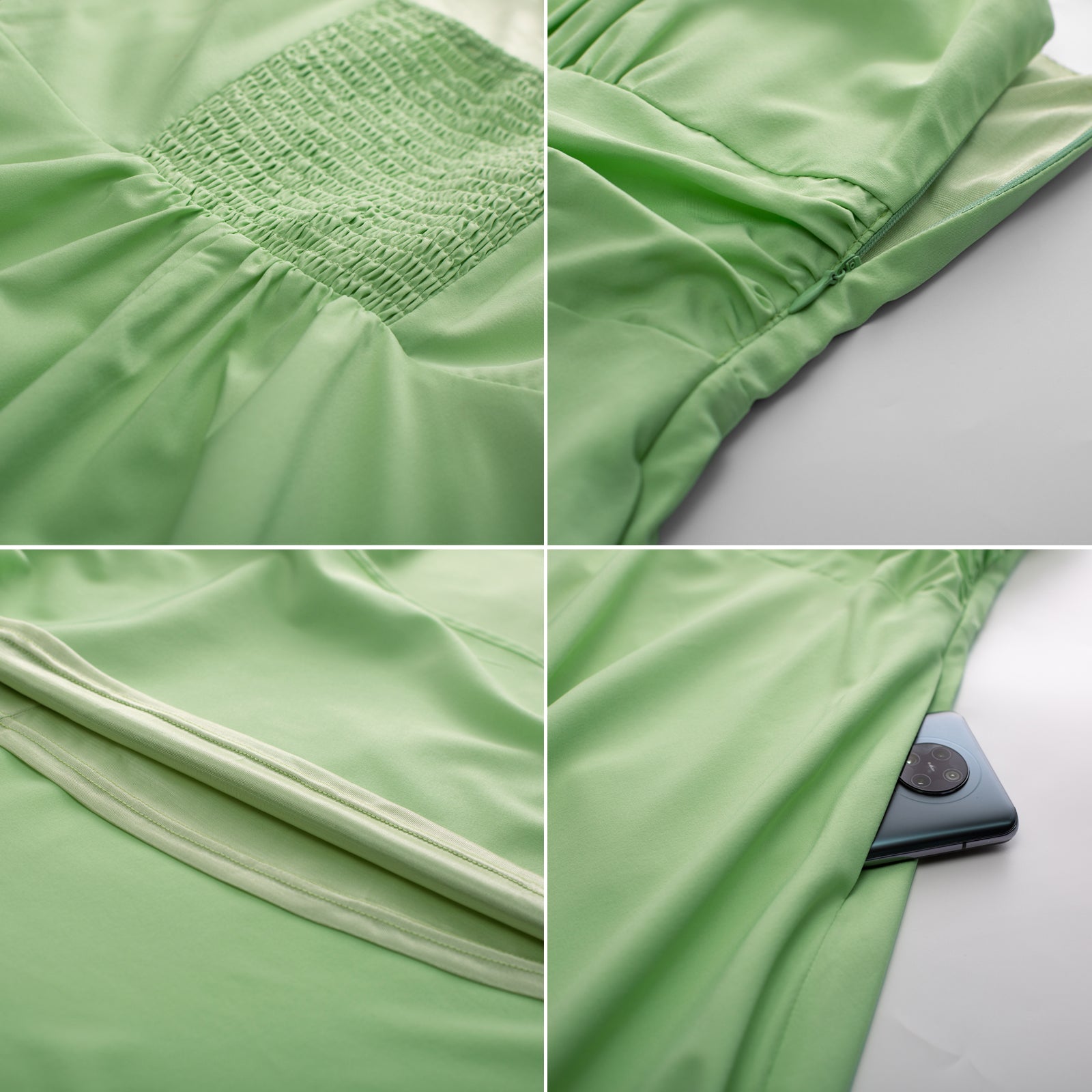 Summer Slip Dresses for Women Spaghetti Strap Midi Sun Dress Cute Casual Dress with Pockets