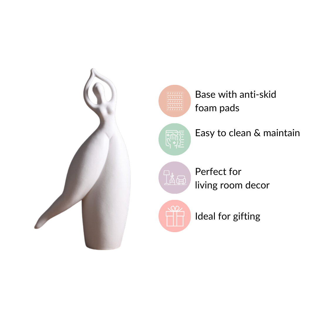 Elegant Dancer Decor Sculpture