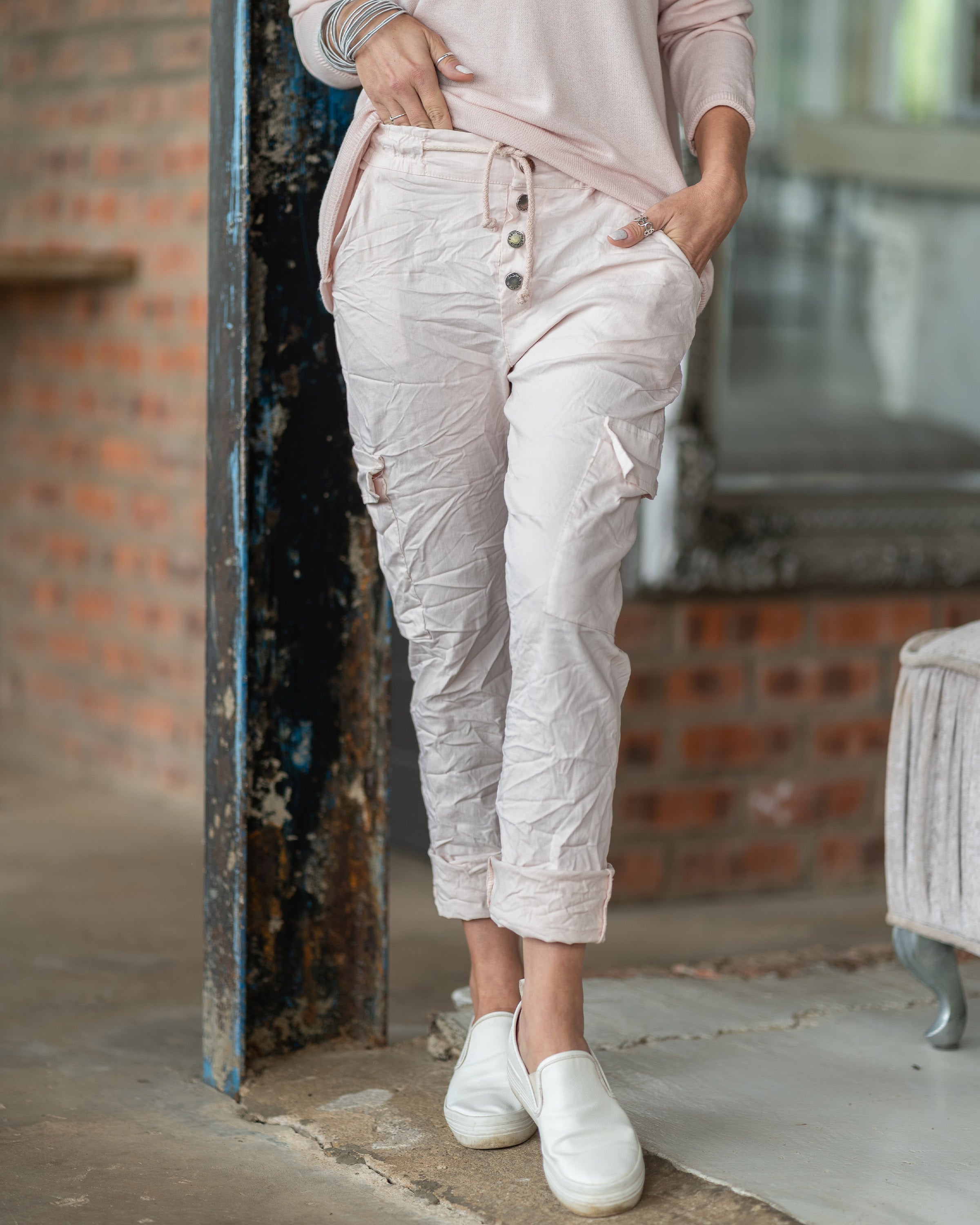 All I Need Drawstring Pants | Blush