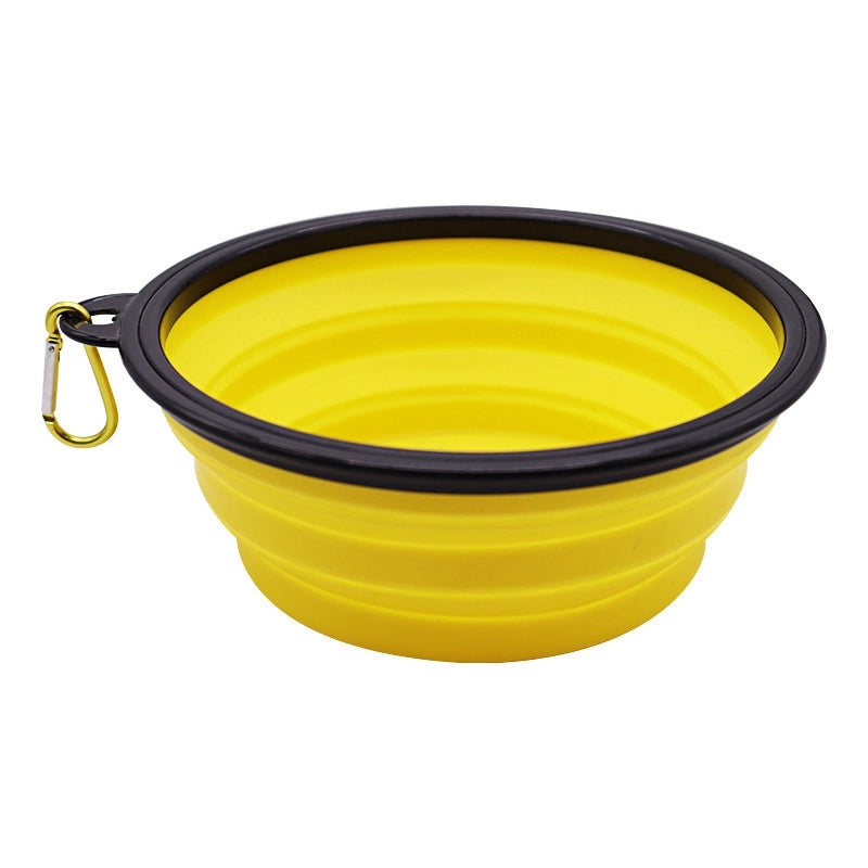 Minimalist Plastic Solid Color Pet Tableware