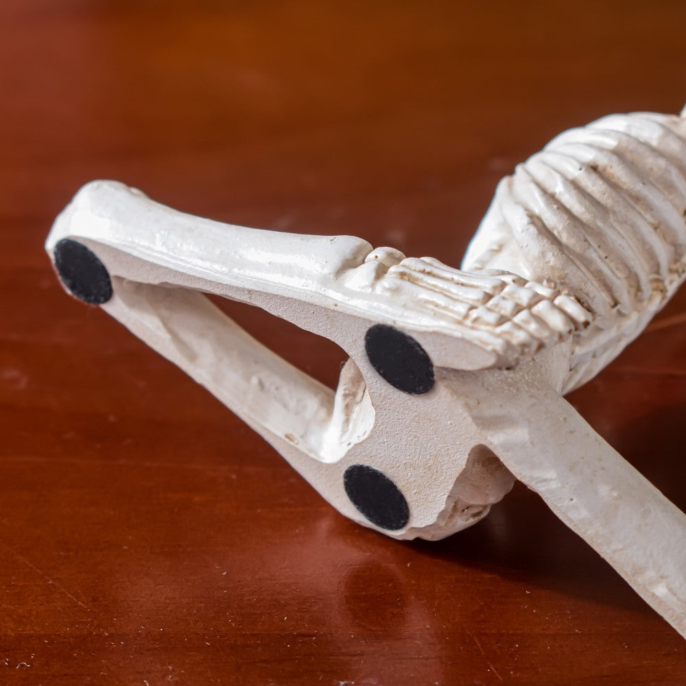 Yoga Skeleton Showpiece White Set Of 3