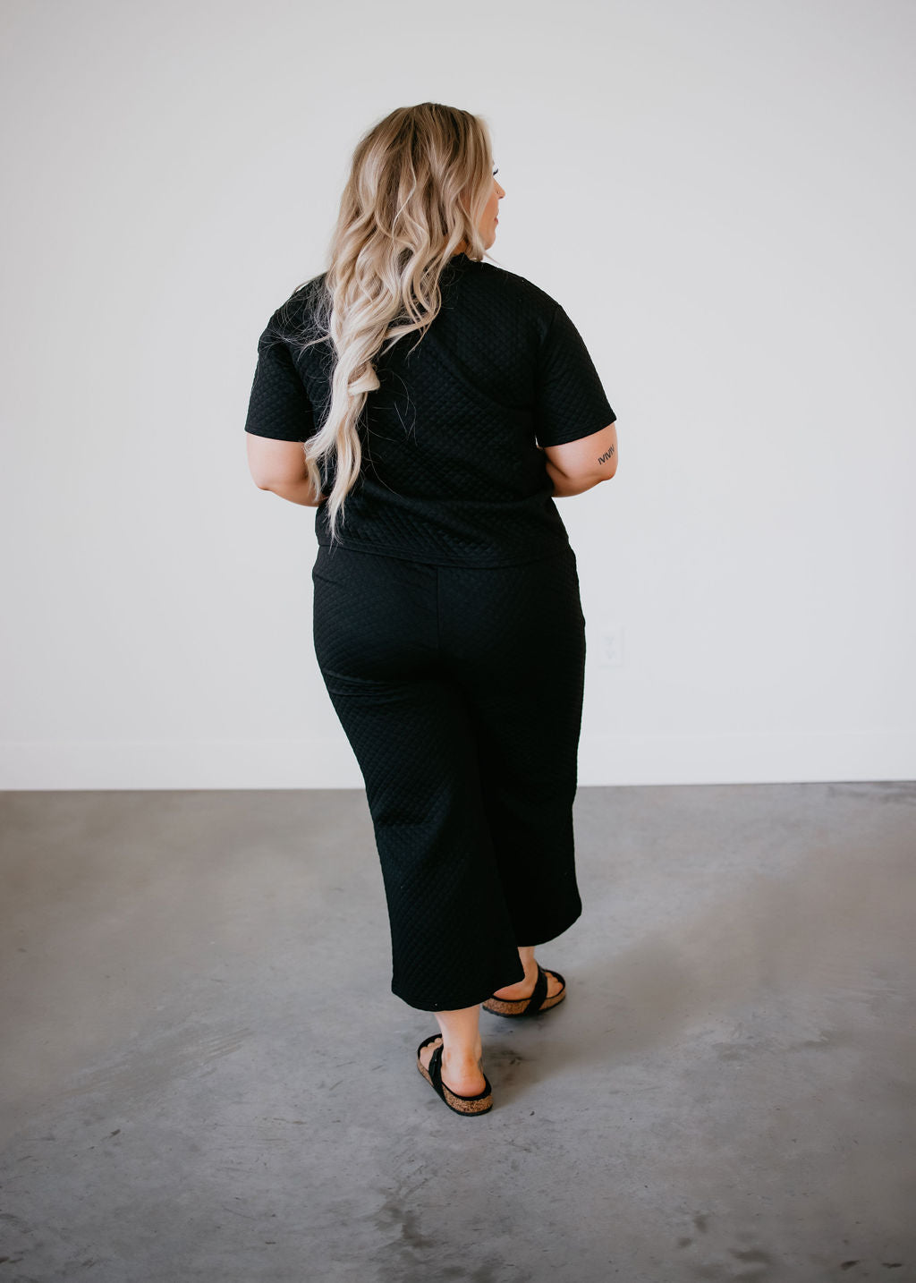 Lenny Textured Straight Legs