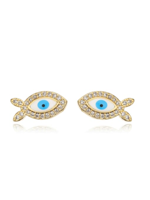 Evil Eye Stud Earrings