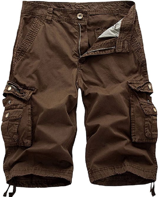 Men's Loose Cargo Shorts with Big Pocket