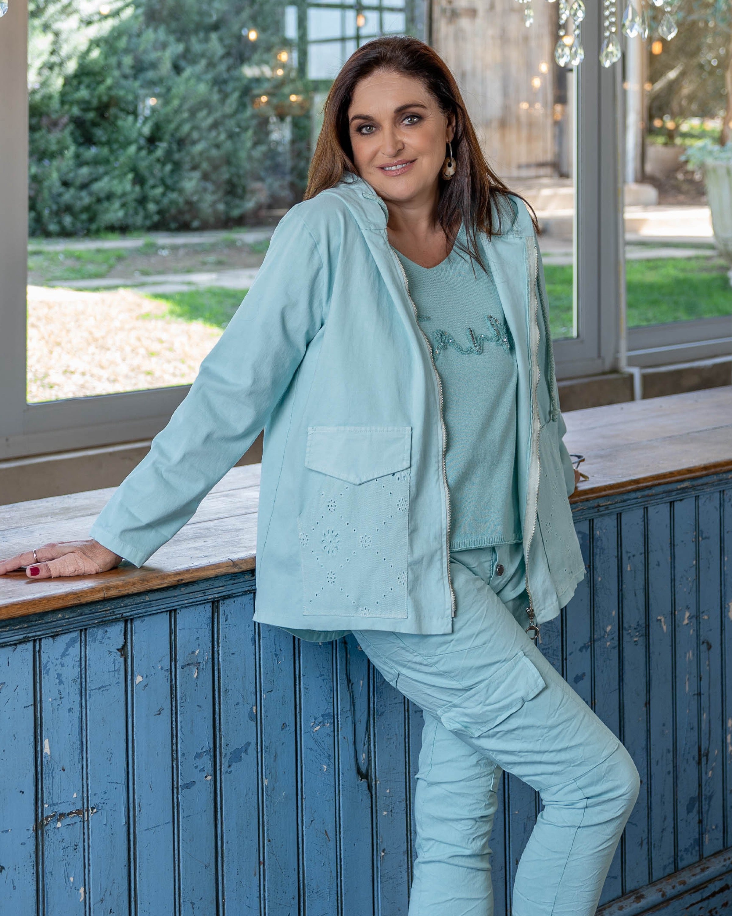 All I Need Drawstring Pants | Aqua