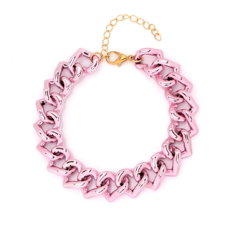Cute Plastic Heart Shape Pet Collar