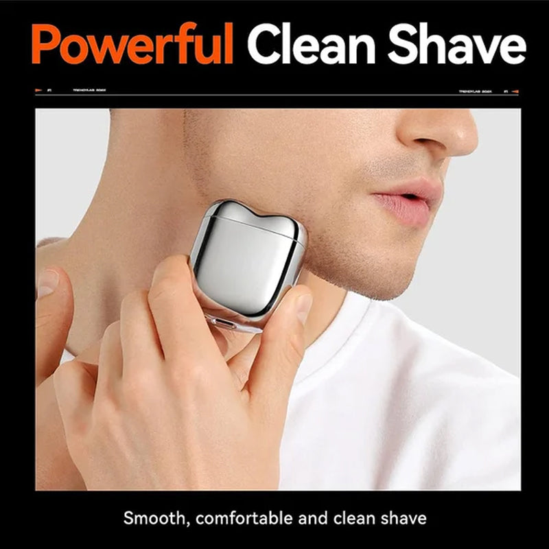 Rechargeable Waterproof Compact Electric Razor for Home. Car. Travel