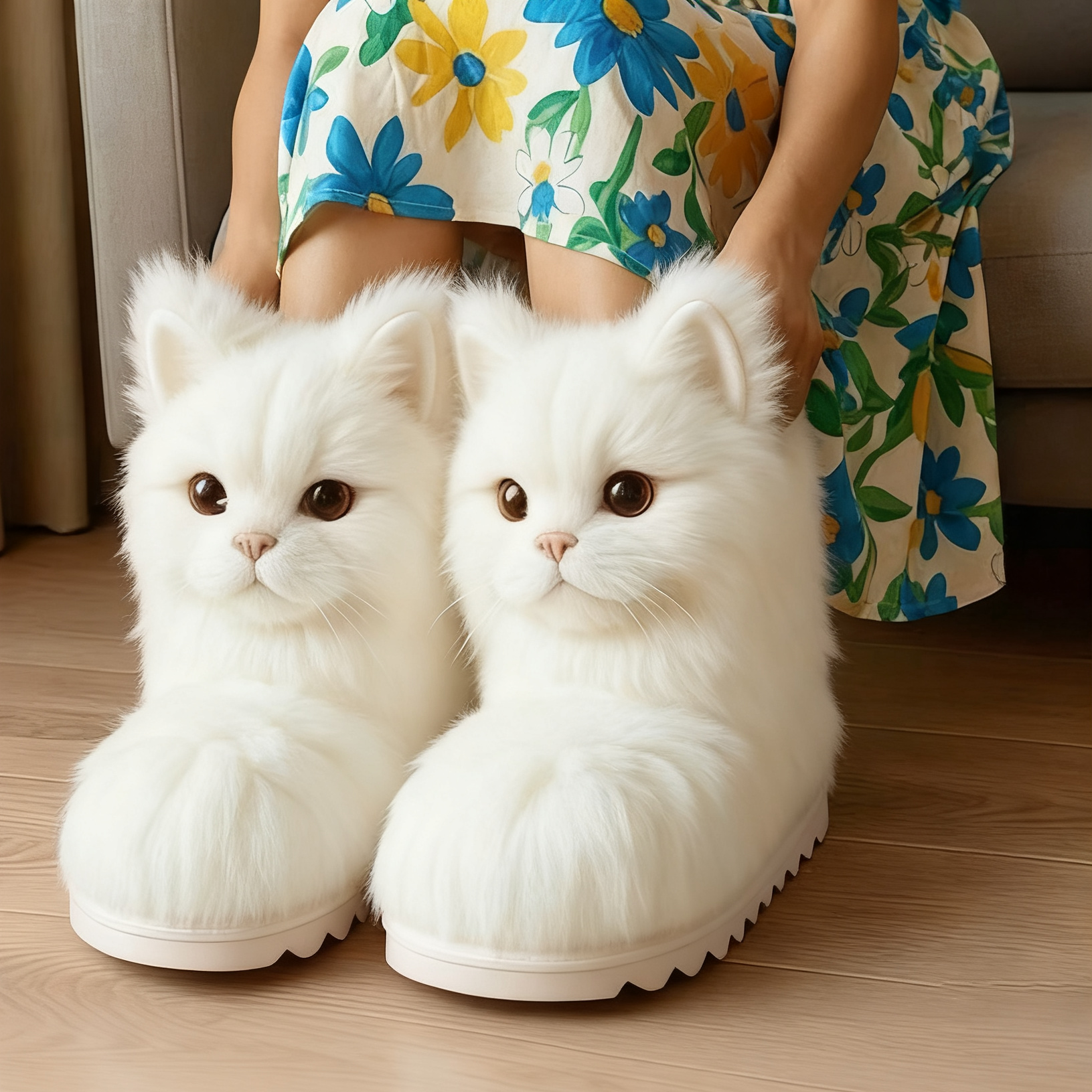 Fluffy Cat Boots for Women Who Love Comfort