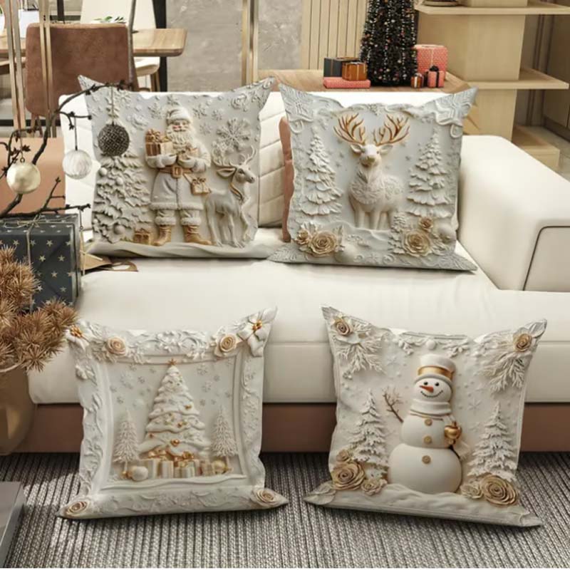 🎁Early Christmas Hot Sale 49% OFF🎅🎄Christmas Themed Cushion Cover💝4-piece set