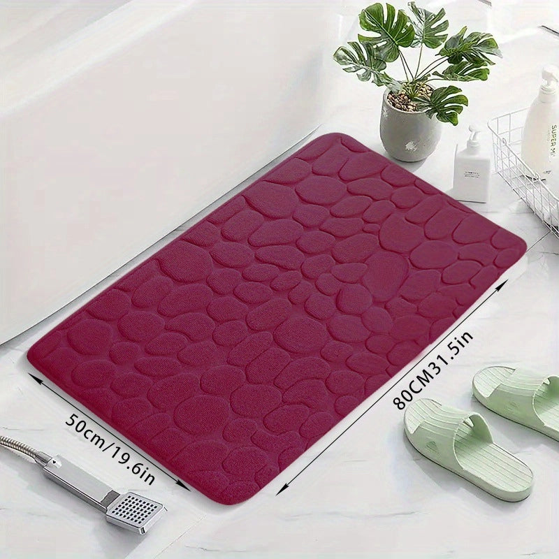 New Bathroom Non-slip Mat Shower Room Bathroom Floor Foot Mat Toilet Bathroom Waterproof Mat