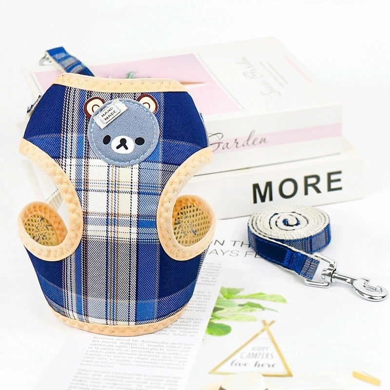 Minimalist Classic Style Nylon Letter Color Block Leash