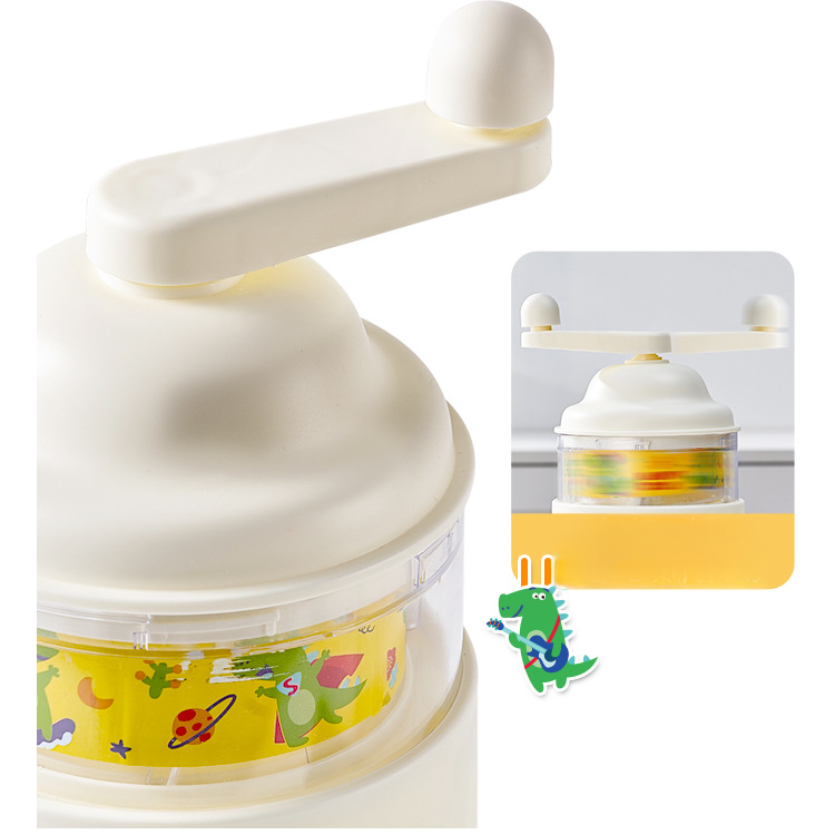 Carousel Safe Hand-Crank Ice Shaver: Rapid. Dense Ice with Secure Operation