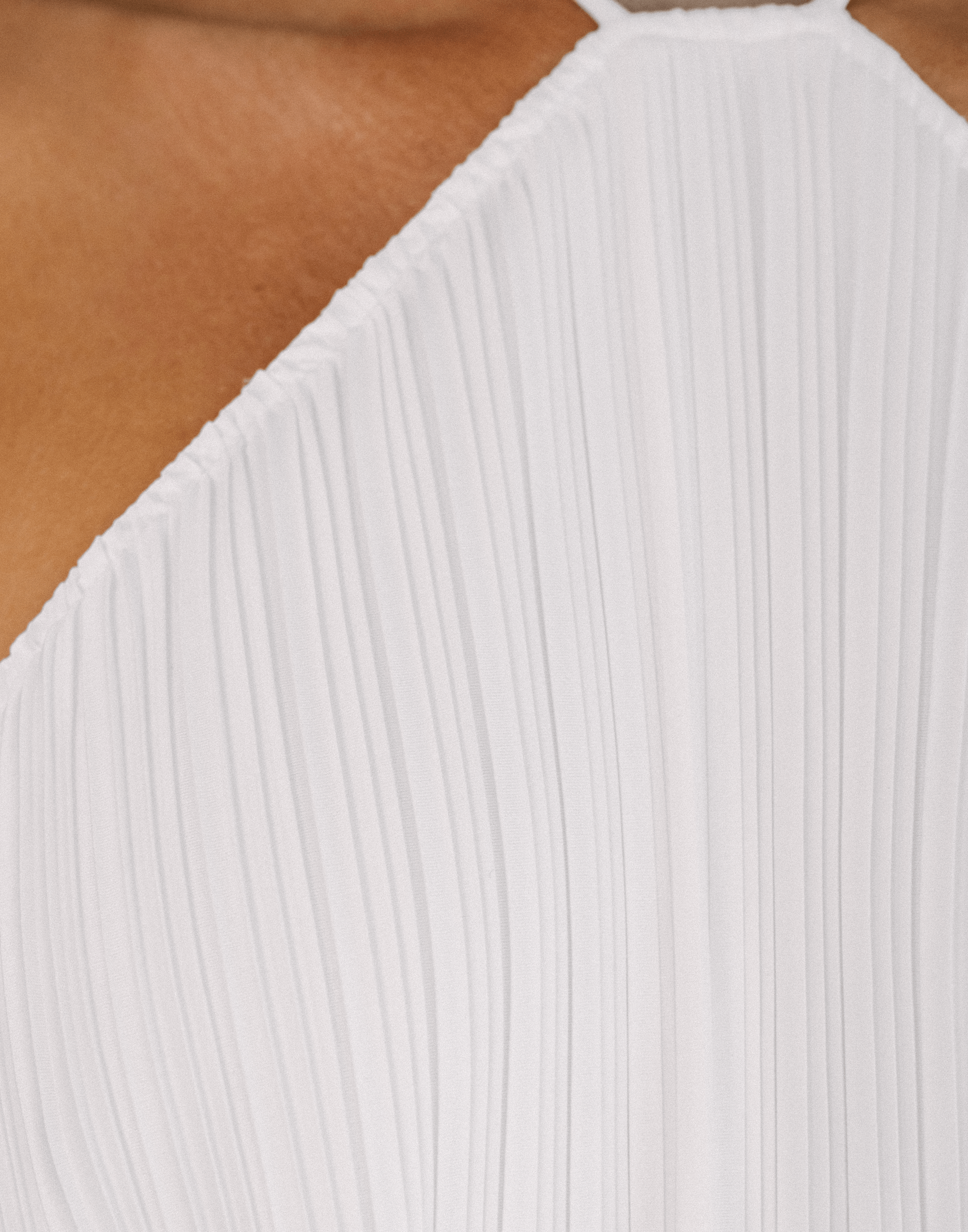 Spectre Halter Mini Dress (White)
