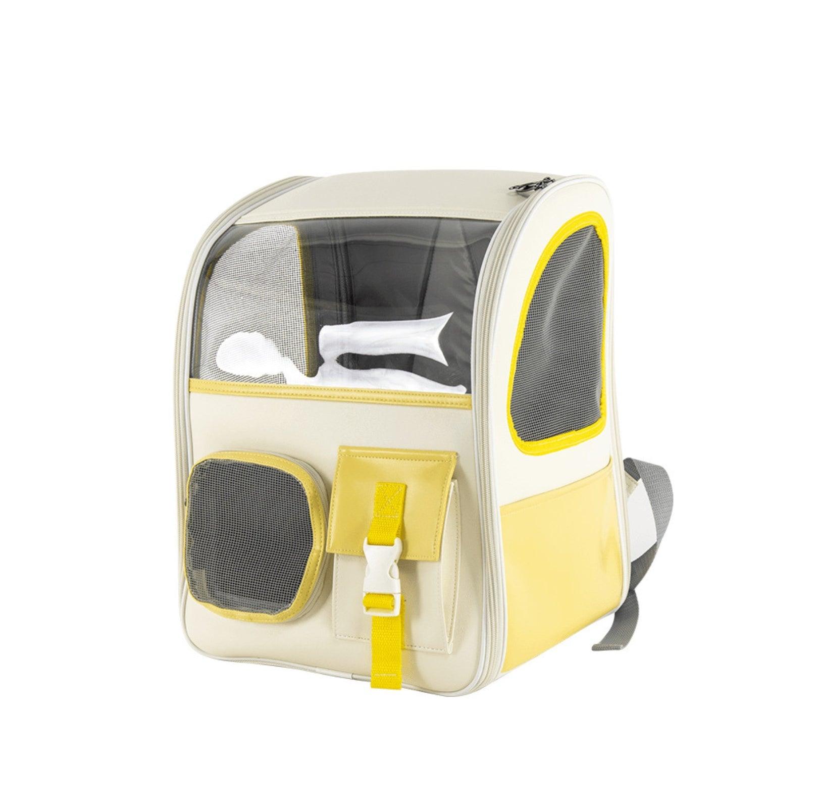 Back to School Clear Shoulder Bag Cat and Small Dog Carrier