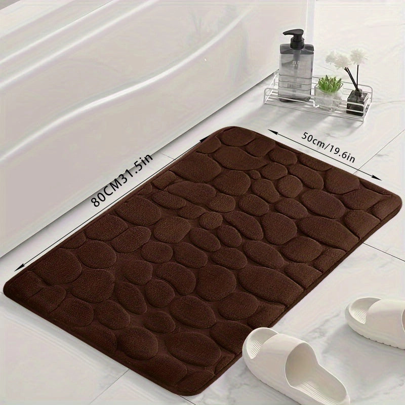 New Bathroom Non-slip Mat Shower Room Bathroom Floor Foot Mat Toilet Bathroom Waterproof Mat