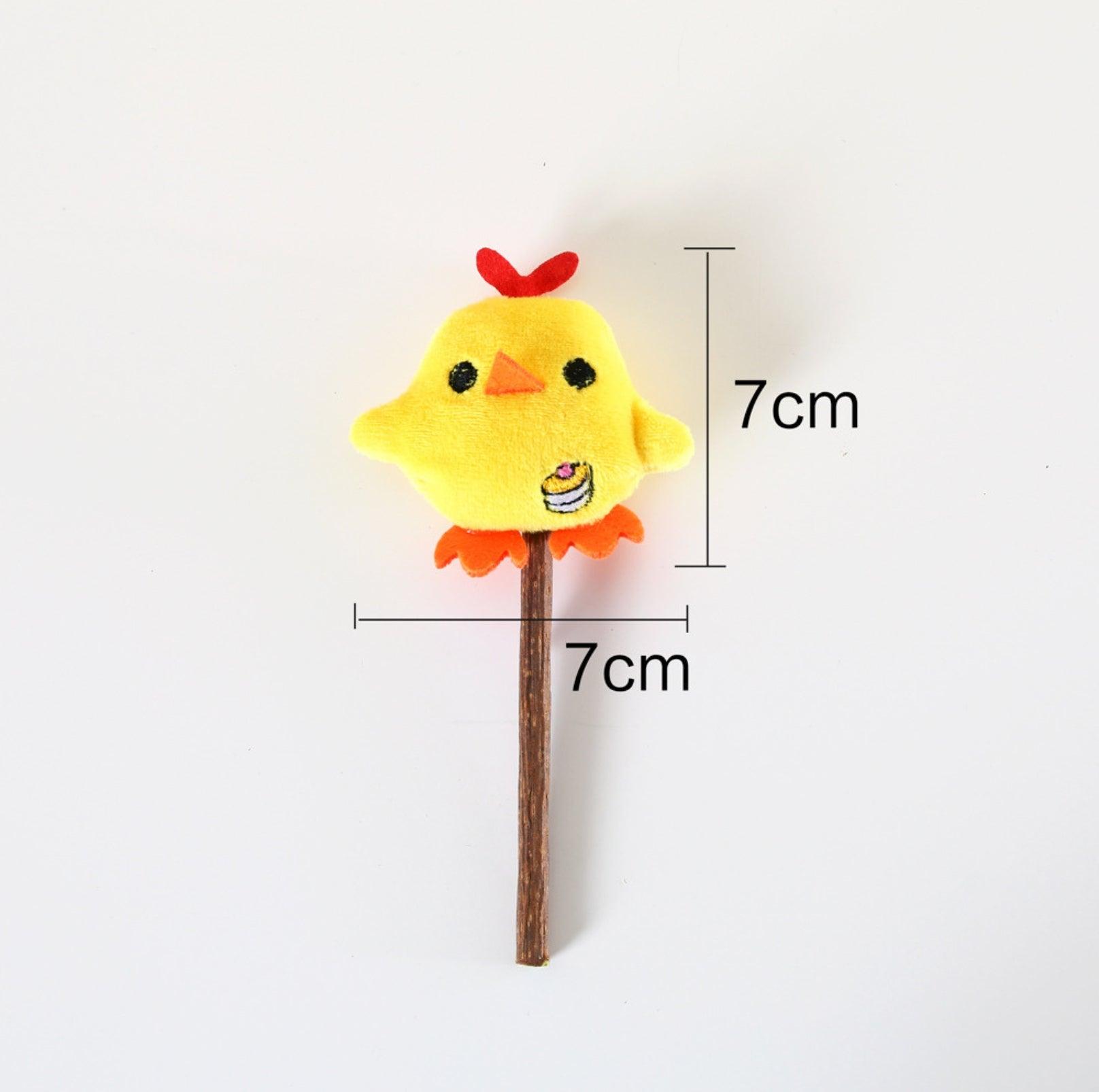 Cartoon Style Plush Polygonum Cat Chewing Toys