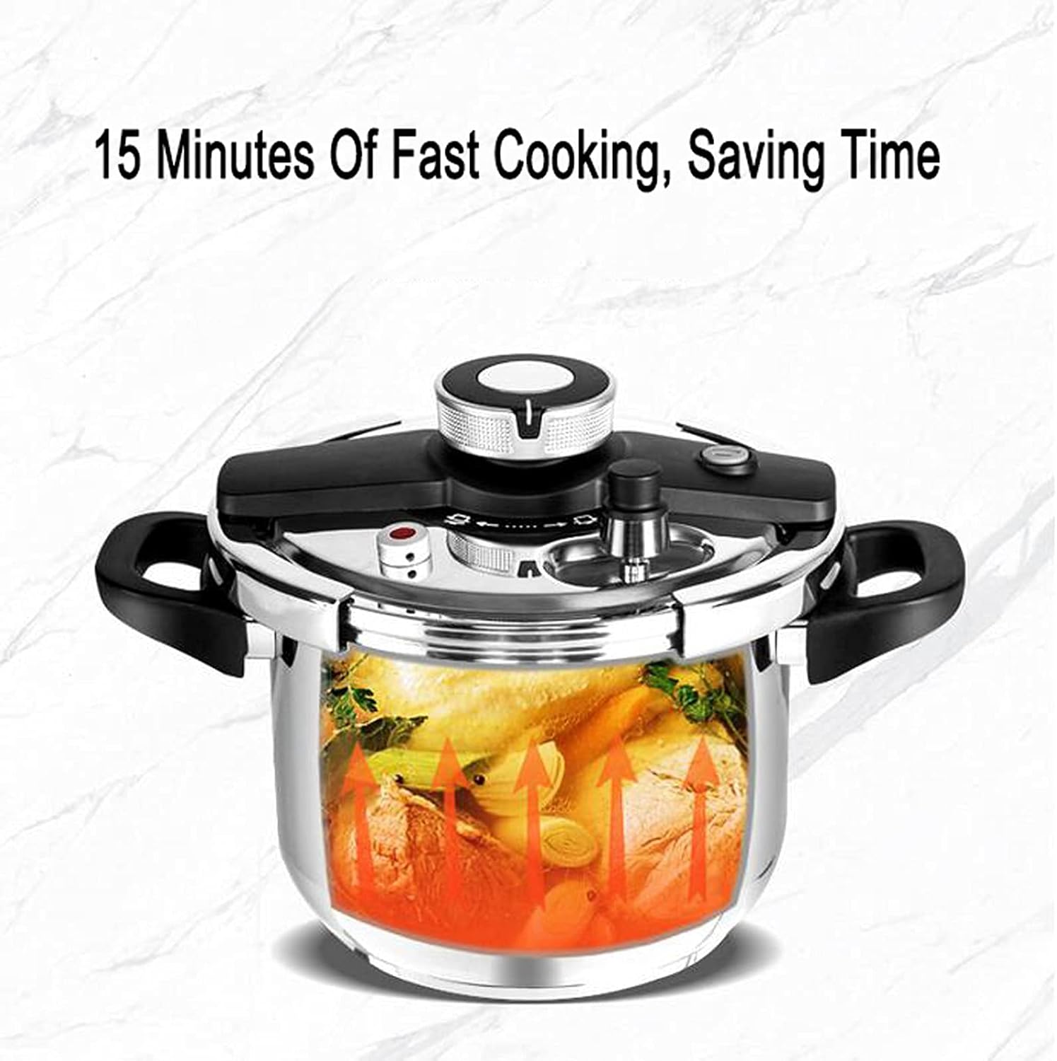 ⏰BUY 1 GET 1 FREE✨Pressure Cooker Stainless Steel,Premium Explosion-Proof High Pressure Cooking Pot