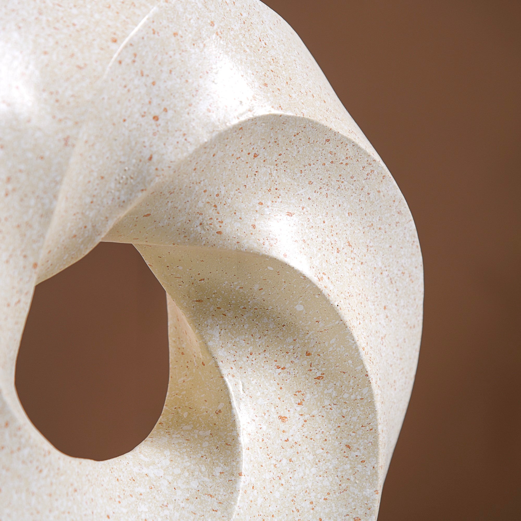 Vortex Art Decor Showpiece White