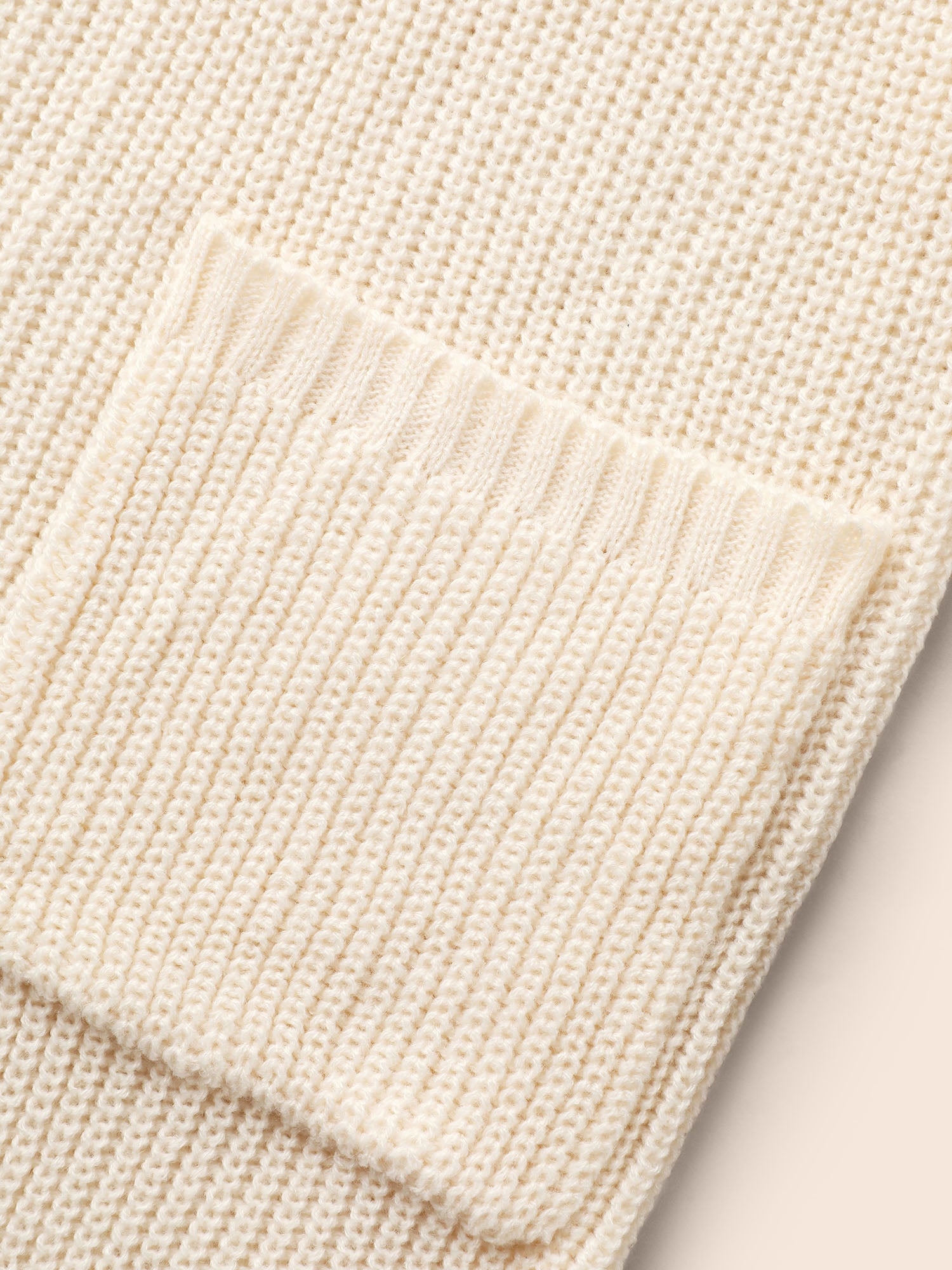 Colorblock Contrast Lantern Sleeve Pocket Cardigan