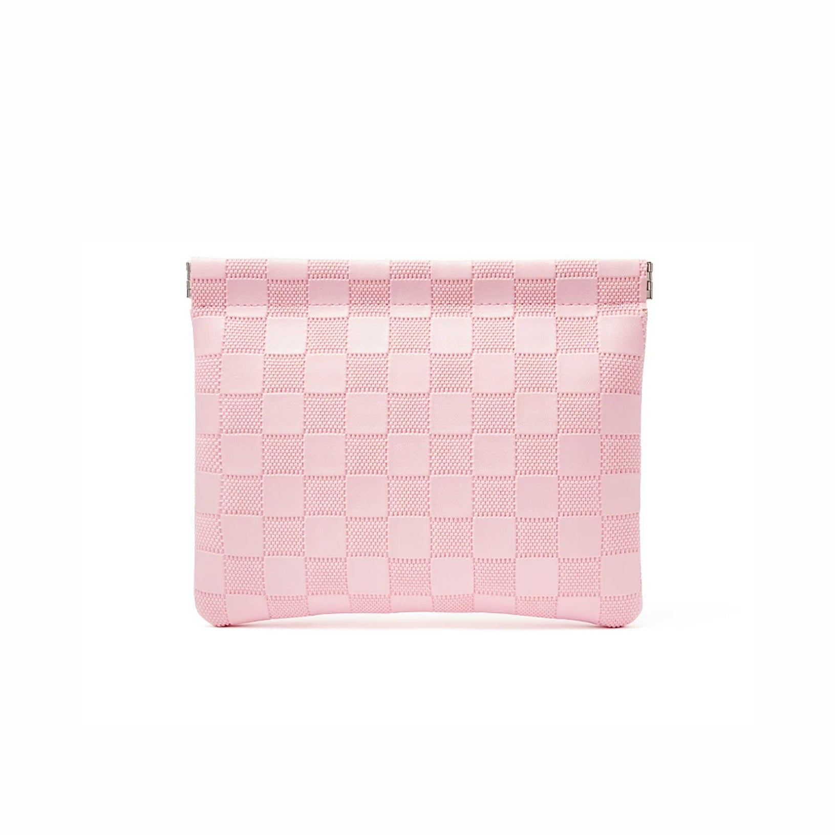 Checkered Self-closing Storage Bag